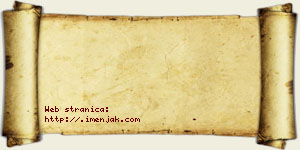 Neva Trnjaković vizit kartica